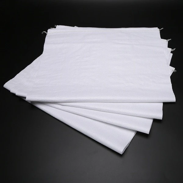 New Material White Pp Woven Bag factory